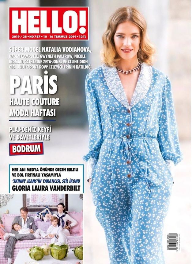 HELLO! TURKEY magazine cover 10 July 2019