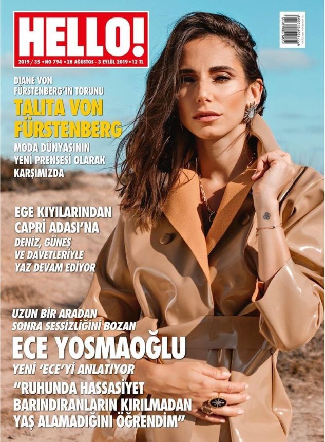 HELLO! TURKEY magazine cover 28 August 2019