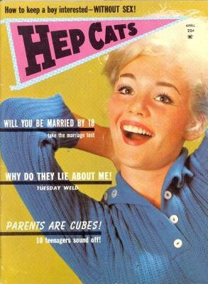 HEP CATS magazine side cover April 1960