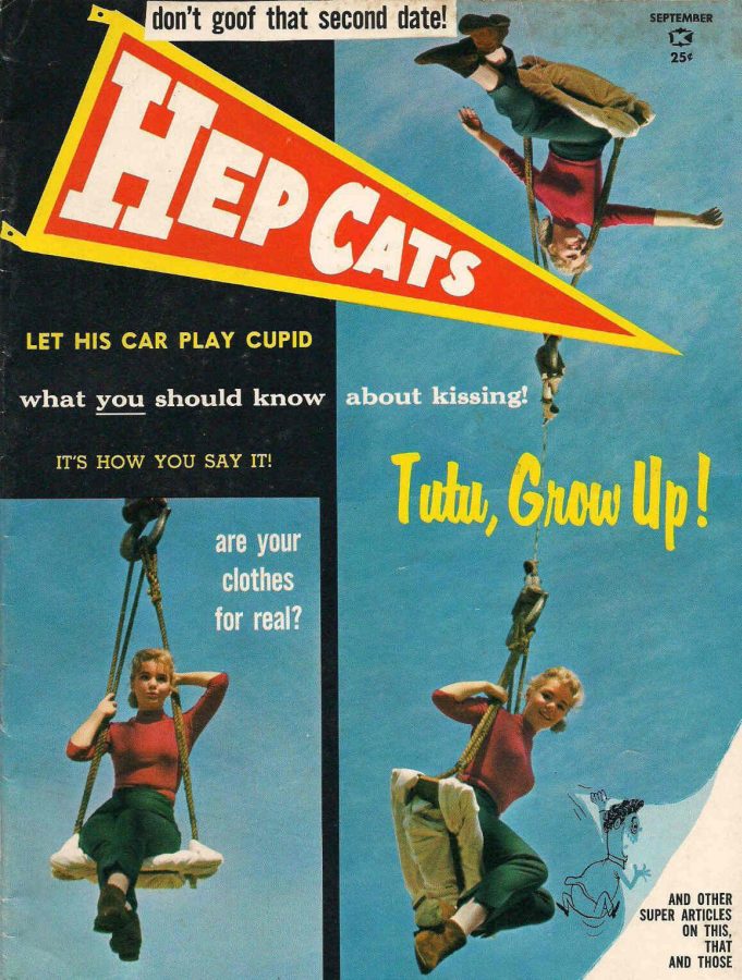 HEP CATS magazine side cover September 1960