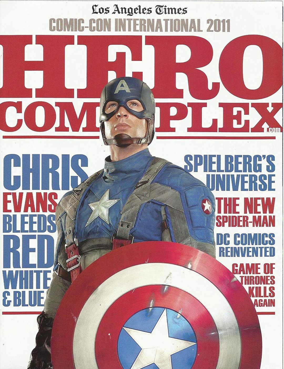 HERO COMPLEX magazine side cover  Comic-con   2011