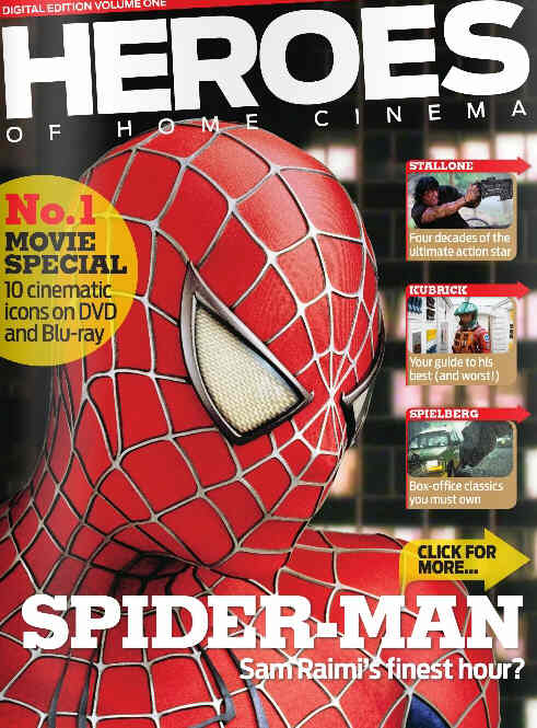 HEROES OF HOME CINEMA magazine side cover Issue 1  2009