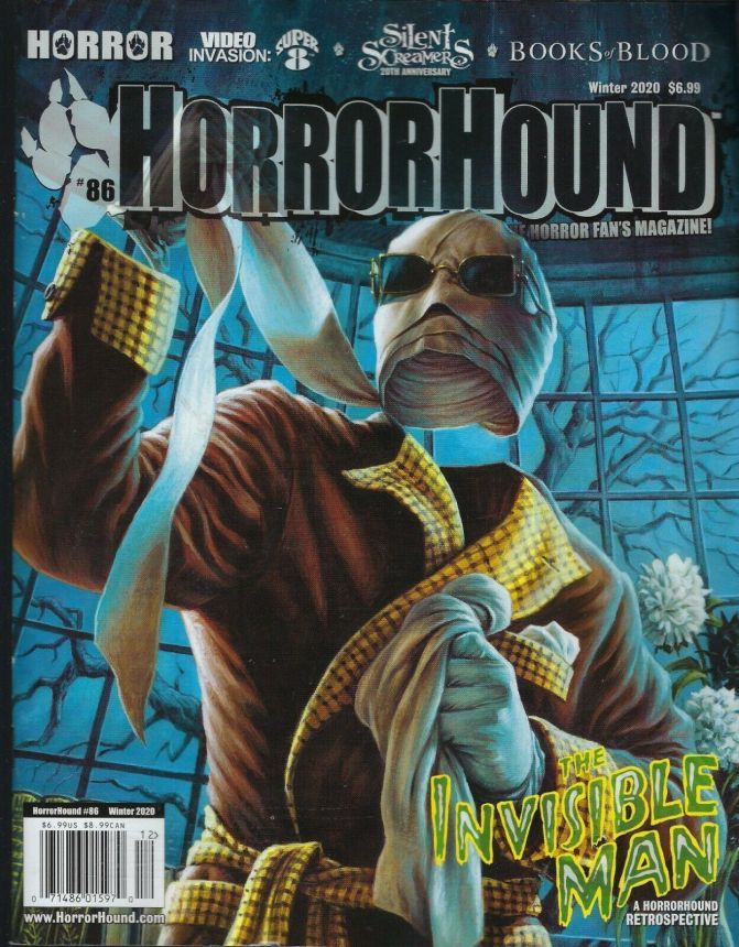 HORRORHOUND magazine cover Issue 86 Winter 2020