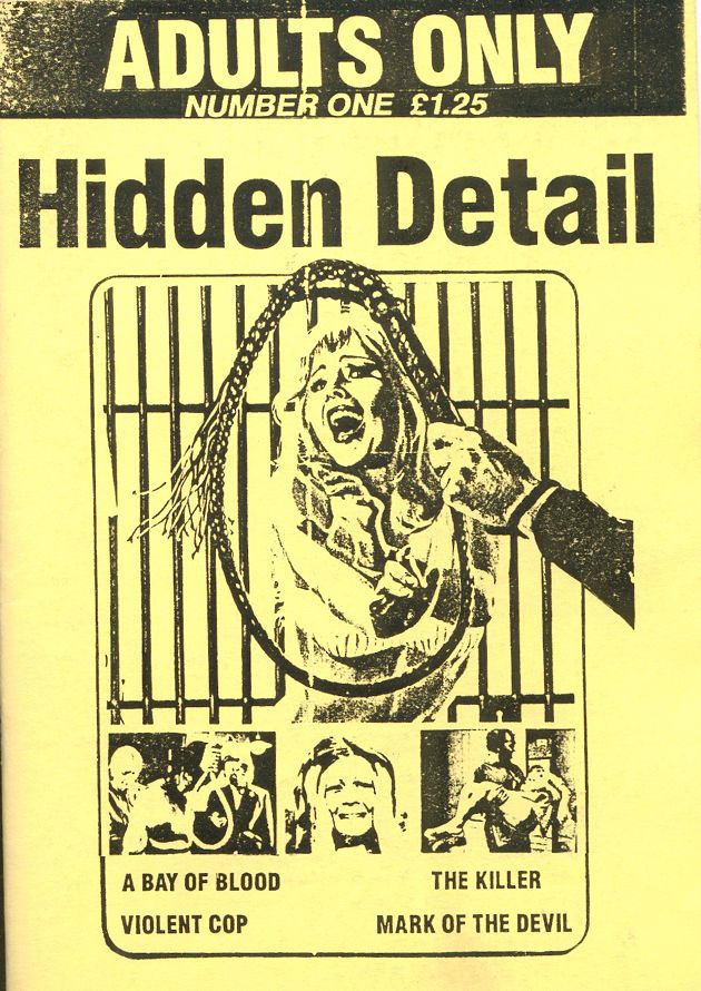 HIDDEN DETAIL magazine cover Issue 1 May 1994