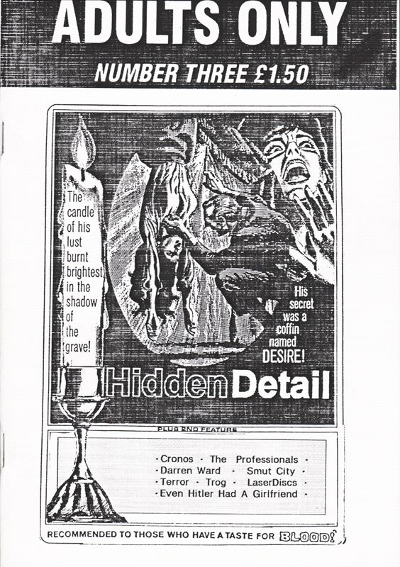 HIDDEN DETAIL magazine side cover Issue 3 April 1995