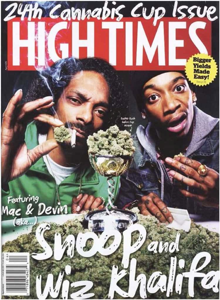 HIGH TIMES magazine cover  April 2012