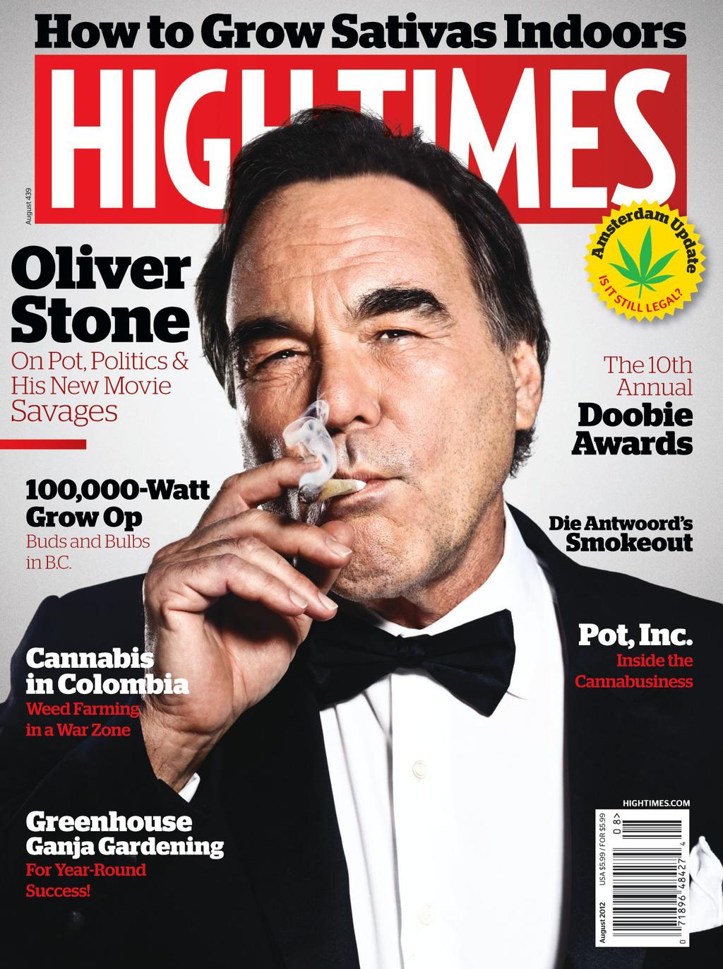HIGH TIMES magazine cover  August 2012