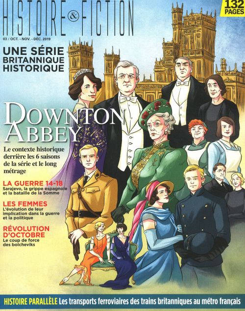 HISTOIRE ET FICTION magazine side cover Issue 3  October 2019