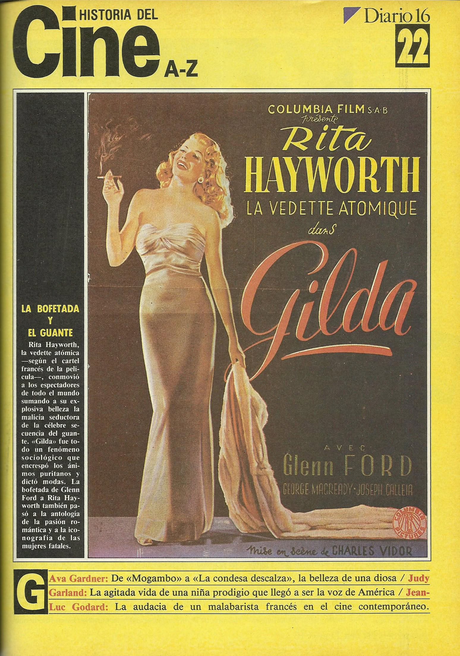 HISTORIA DEL CINE A-Z magazine cover Issue 22  1986