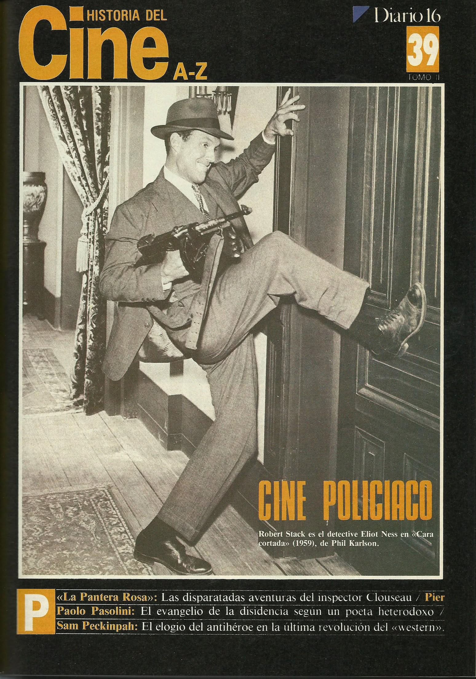 HISTORIA DEL CINE A-Z magazine cover Issue 39  1986