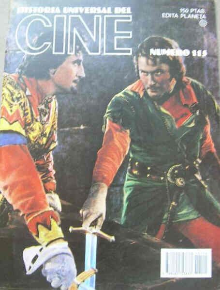 HISTORIA UNIVERSAL DEL CINE magazine side cover Issue 115  1982