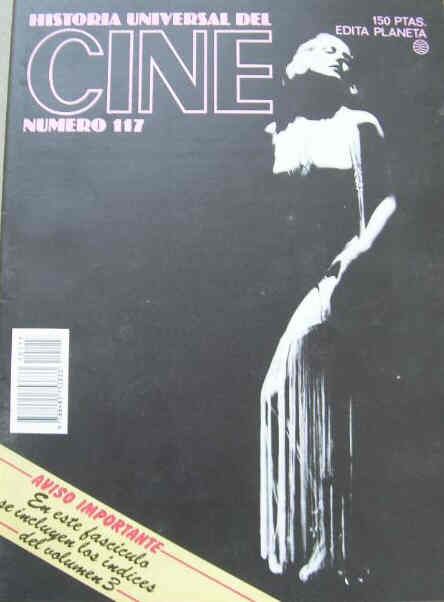 HISTORIA UNIVERSAL DEL CINE magazine side cover Issue 117  1982
