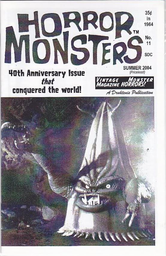 HORROR MONSTERS (DENNIS DRUKTENIS) magazine cover Issue 11 Summer 2004