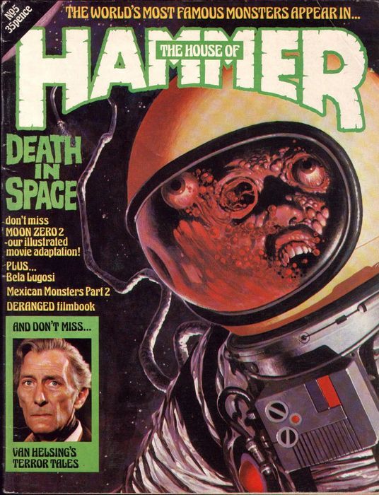HOUSE OF HAMMER magazine side cover Issue 5  1977
