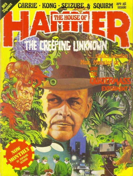 HOUSE OF HAMMER magazine side cover Issue 9 December 1977