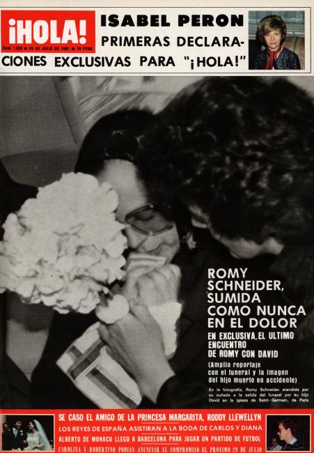 HOLA magazine cover Issue 1926 25 July 1981