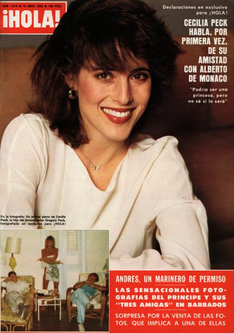 HOLA magazine cover Issue 2016 16 April 1983