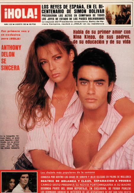 HOLA magazine cover Issue 2032 6 August 1983
