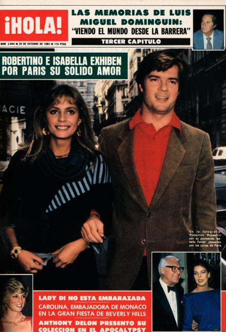 HOLA magazine cover Issue 2044 29 October 1983