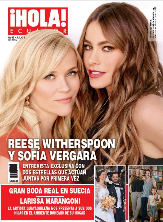 HOLA ECUADOR magazine side cover 1 July 2015