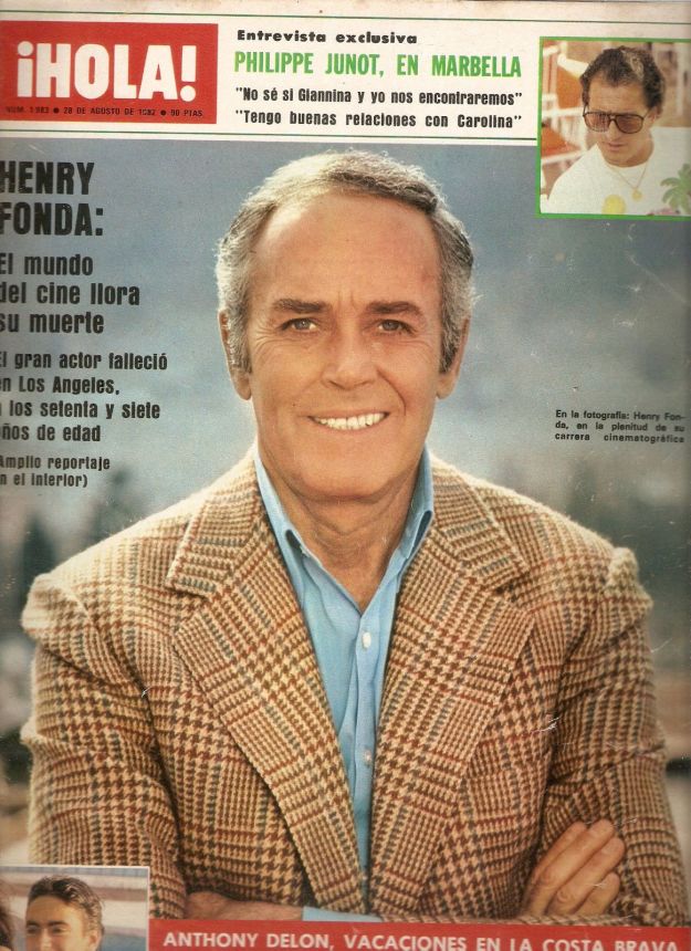 HOLA magazine cover 28 August 1982