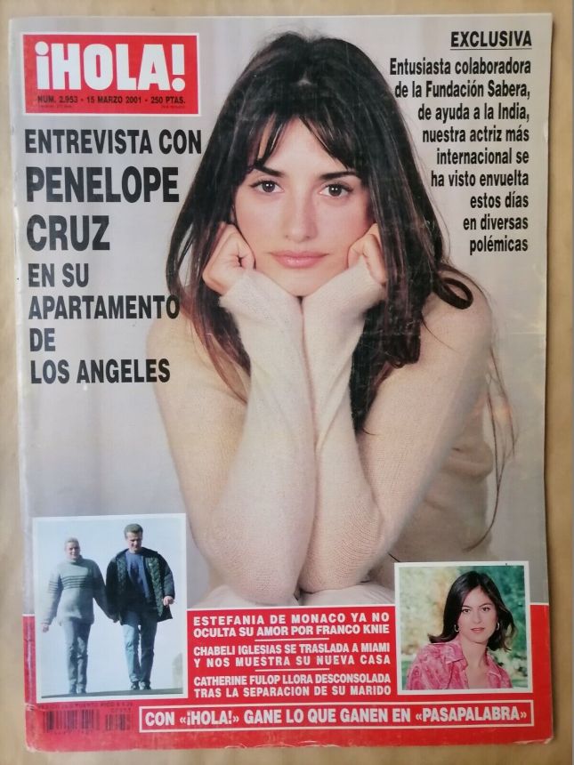 HOLA magazine cover Issue 2953 15 March 2001
