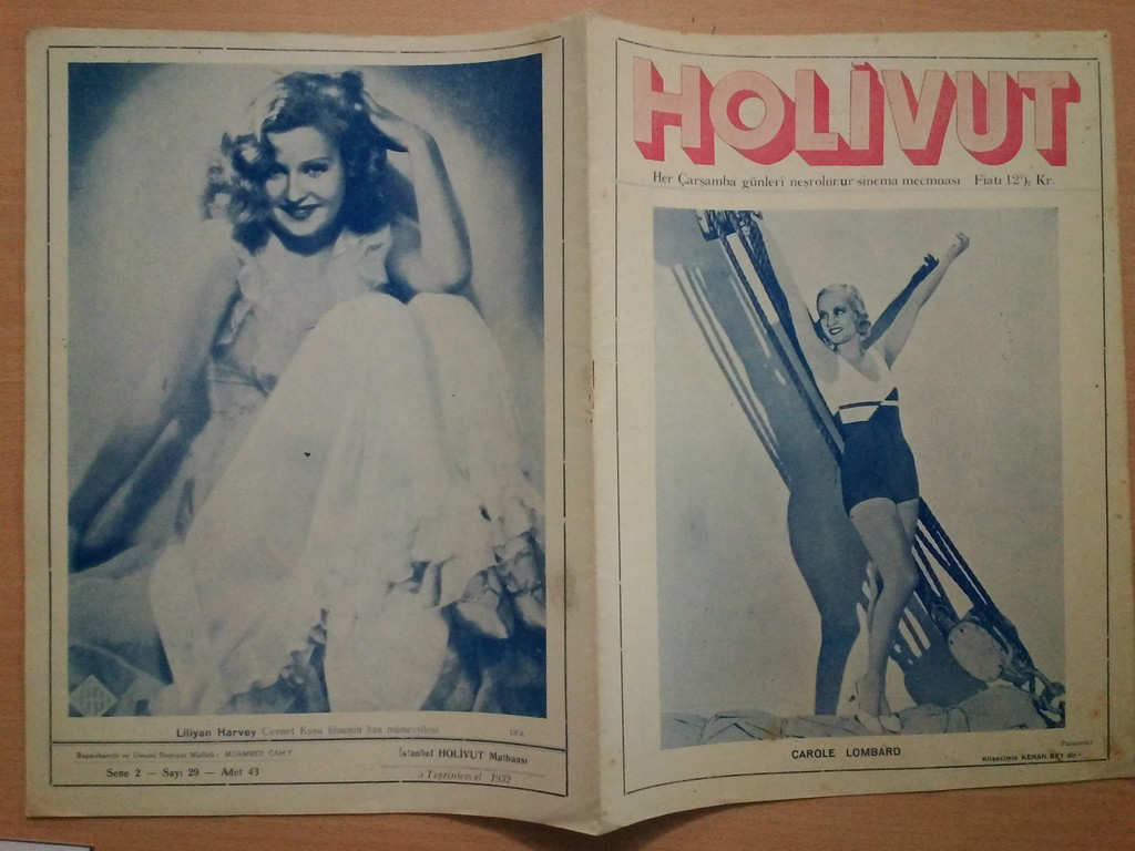 HOLIVUT magazine side cover Issue 29   1932