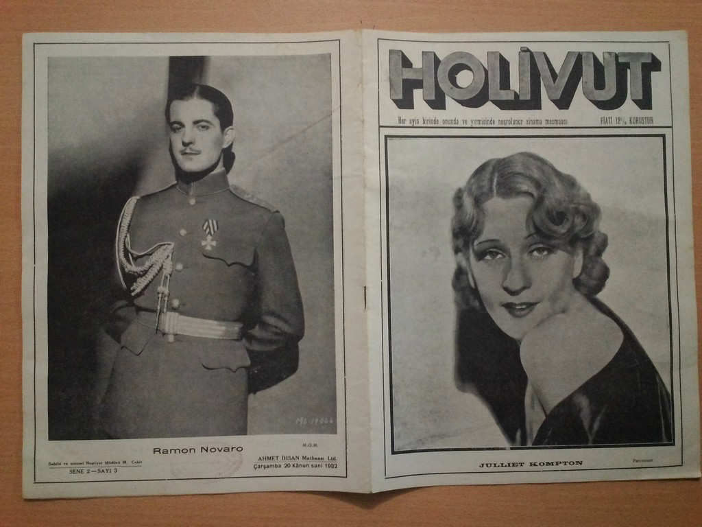 HOLIVUT magazine side cover Issue 3   1932