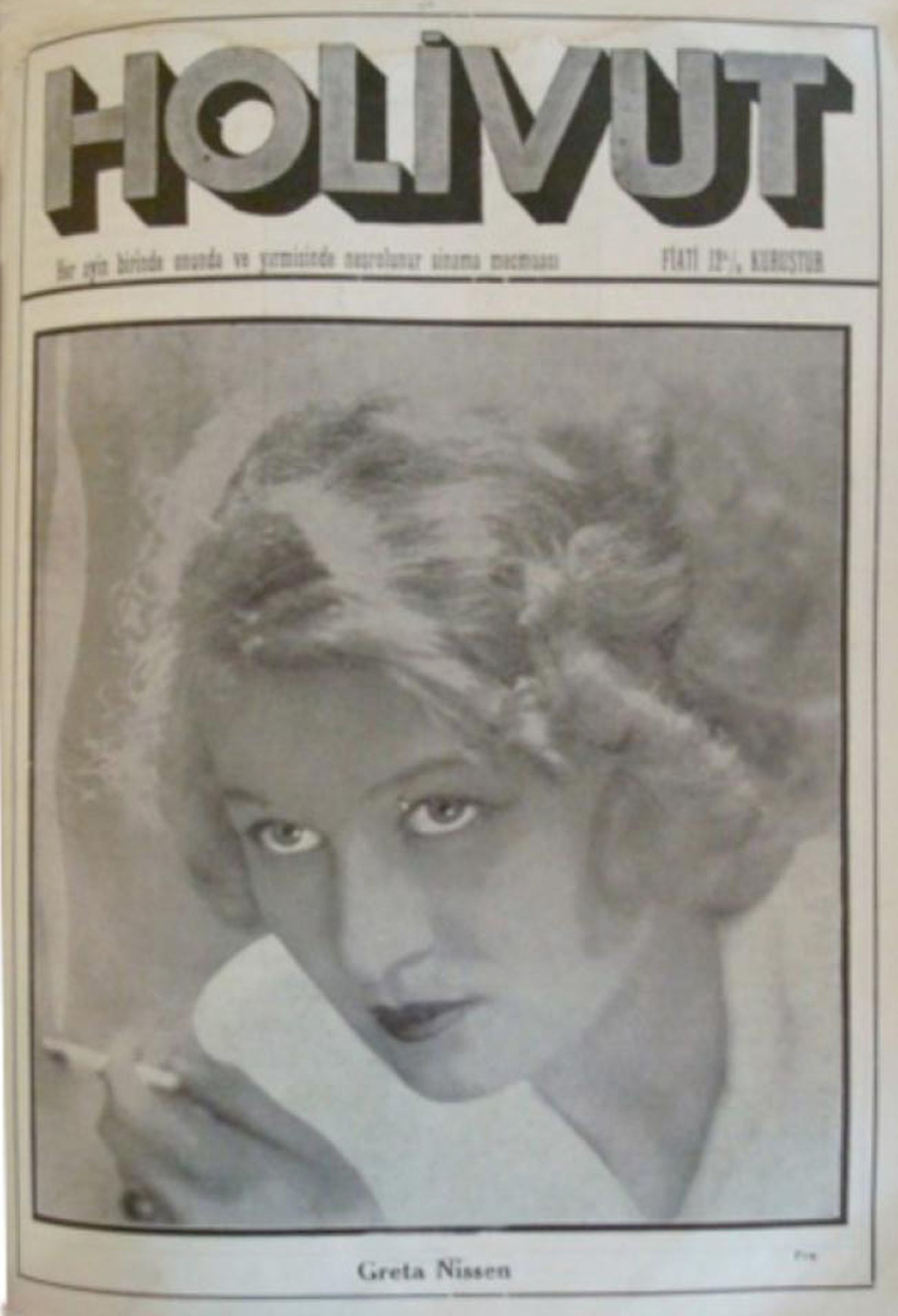 HOLIVUT magazine side cover Issue 4   1932