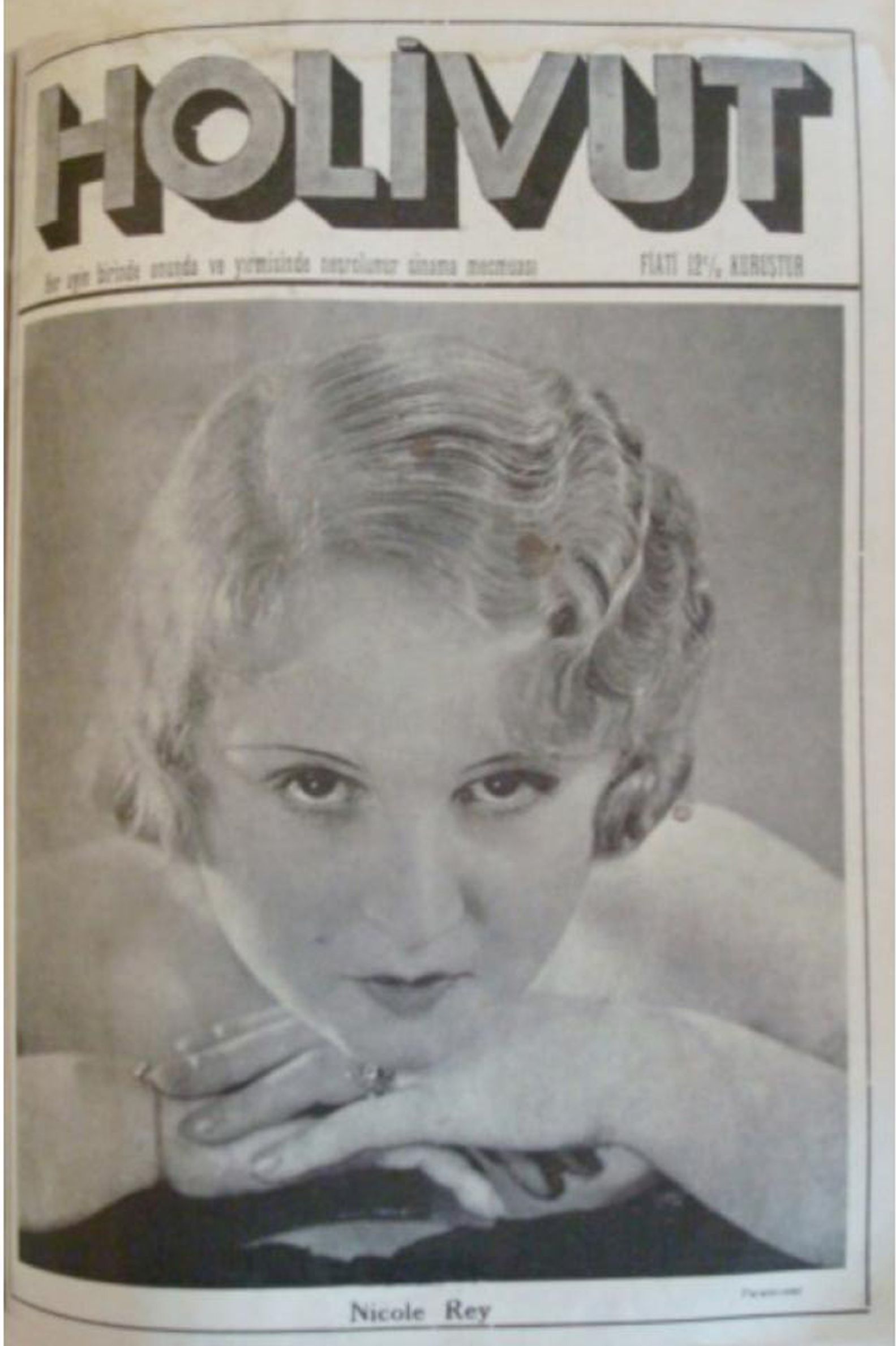 HOLIVUT magazine side cover Issue 5   1932