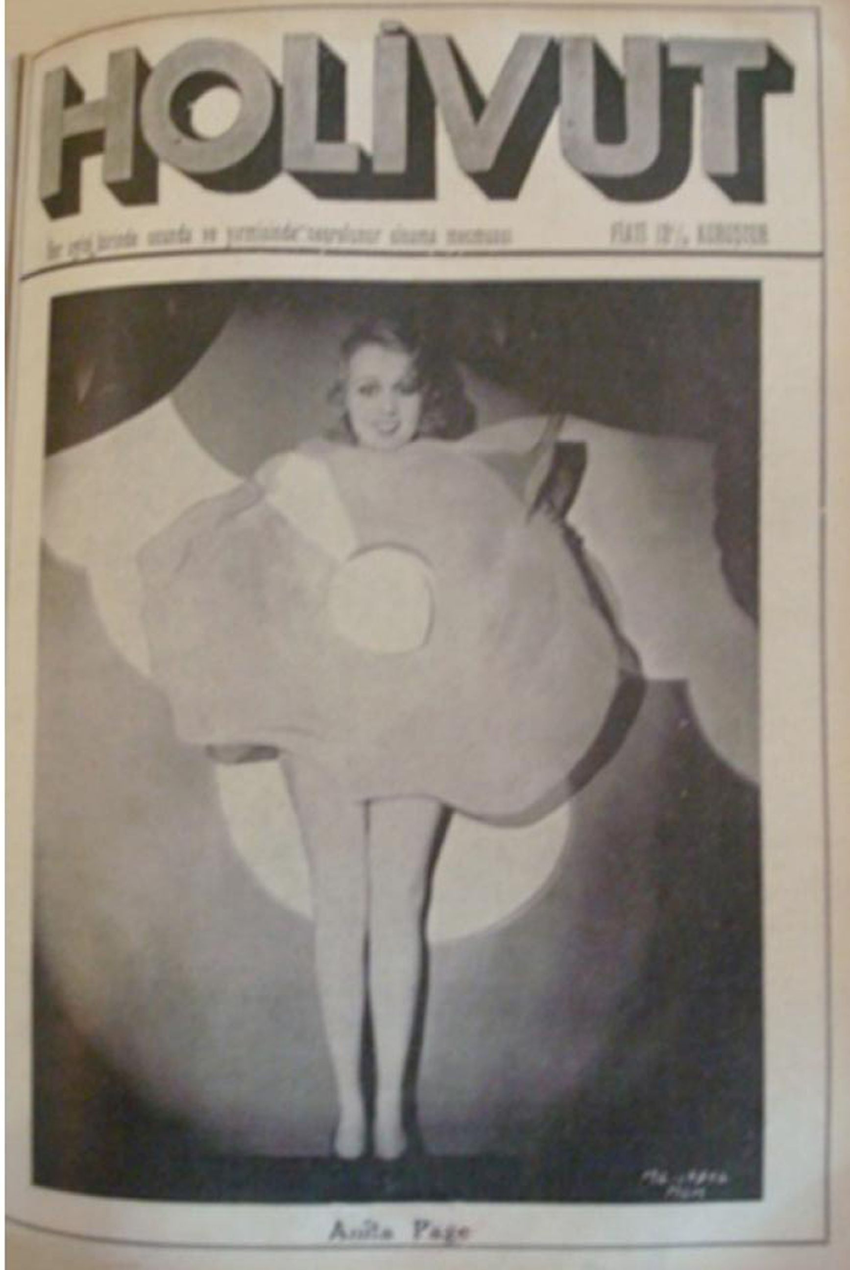 HOLIVUT magazine side cover Issue 6   1932