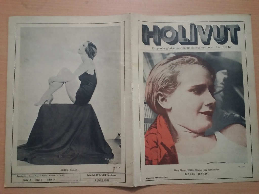 HOLIVUT magazine side cover Issue 5 1 February 1933