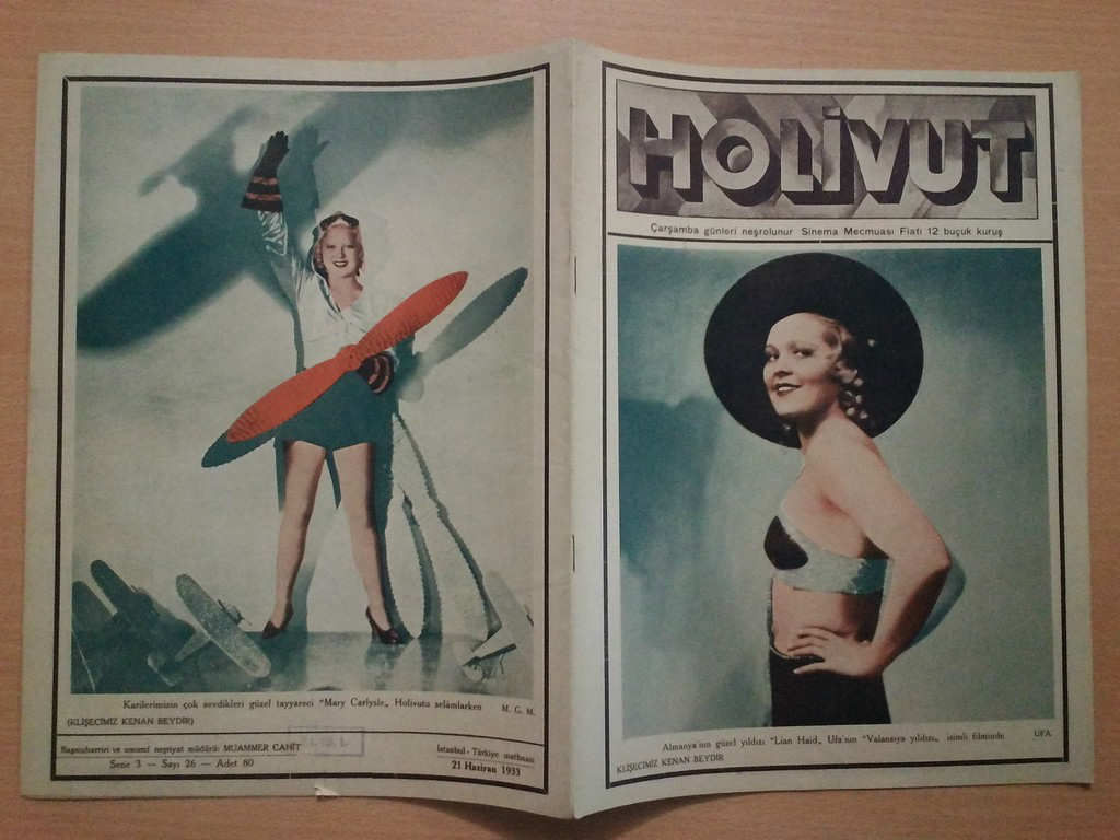 HOLIVUT magazine side cover Issue 26 21 June 1933