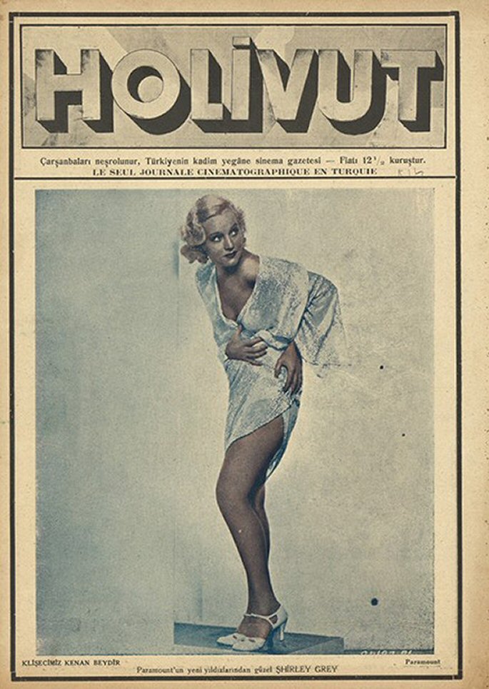HOLIVUT magazine side cover 29 November 1933