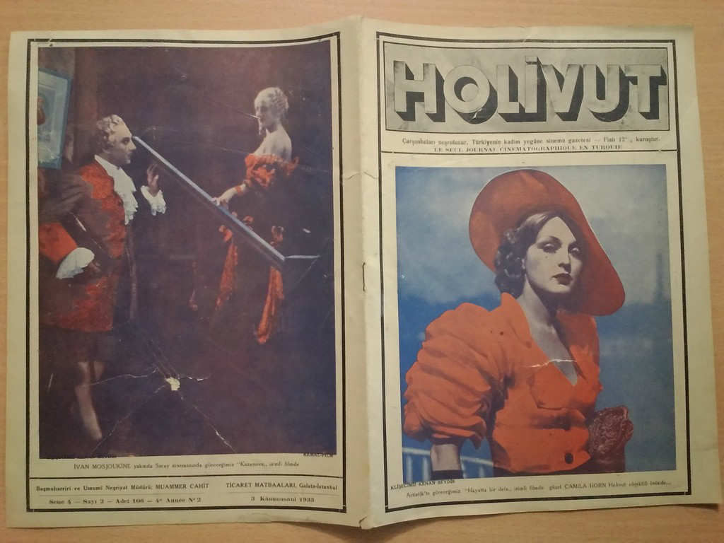 HOLIVUT magazine side cover Issue 2   1933
