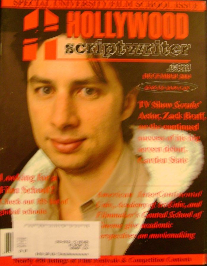 HOLLYWOOD SCRIPTWRITER magazine cover December 2004