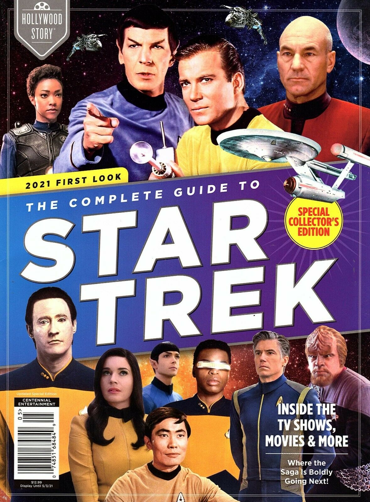 HOLLYWOOD STORY magazine side cover  January/February 2021