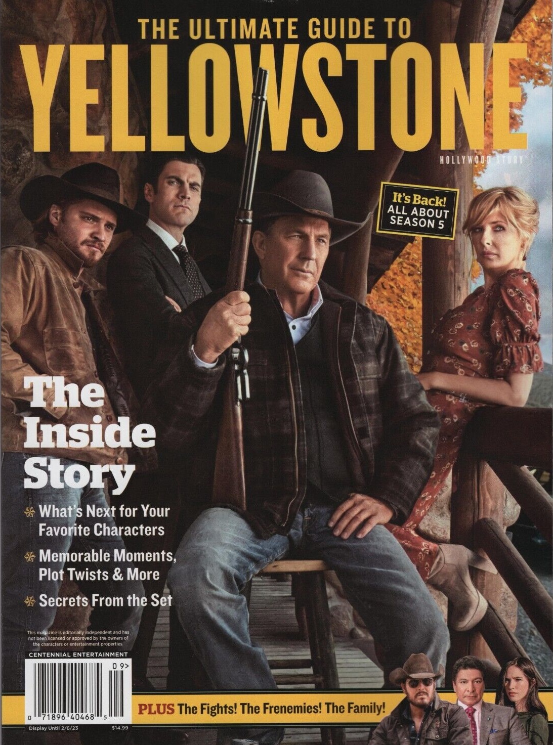 HOLLYWOOD STORY magazine side cover  December 2022