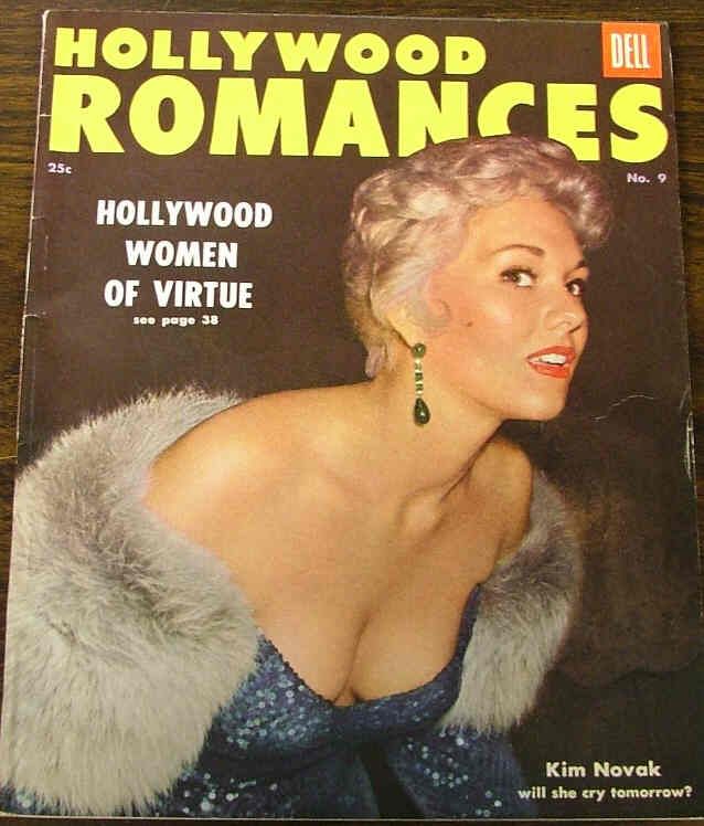 SHEILAH GRAHAMS HOLLYWOOD ROMANCES magazine side cover Issue 9  1956