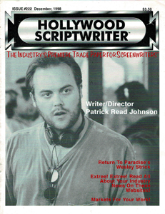 HOLLYWOOD SCRIPTWRITER magazine cover  December 1998