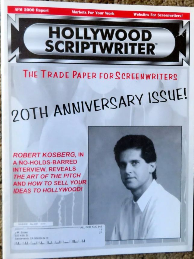 HOLLYWOOD SCRIPTWRITER magazine cover Issue 238  May 2000