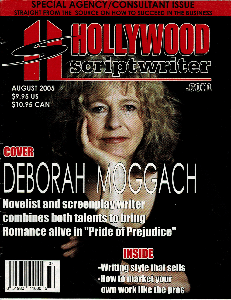 HOLLYWOOD SCRIPTWRITER magazine cover  August 2005