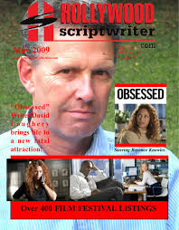 HOLLYWOOD SCRIPTWRITER magazine cover May 2009