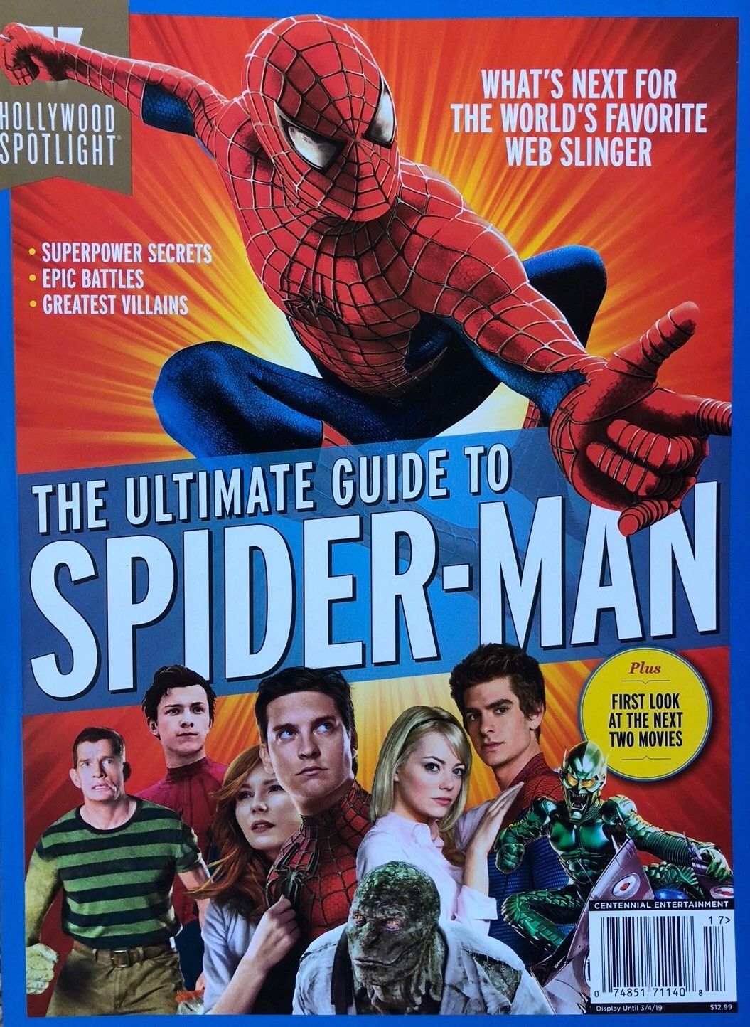 HOLLYWOOD SPOTLIGHT magazine side cover Issue 17  February 2019