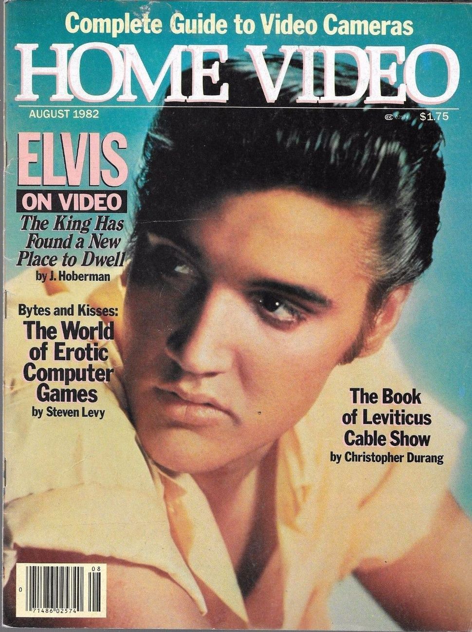 HOME VIDEO magazine side cover August 1982