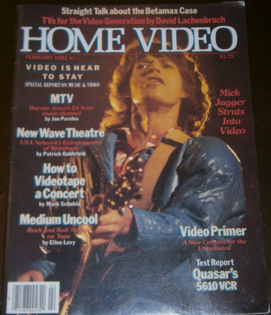 HOME VIDEO magazine side cover February 1982