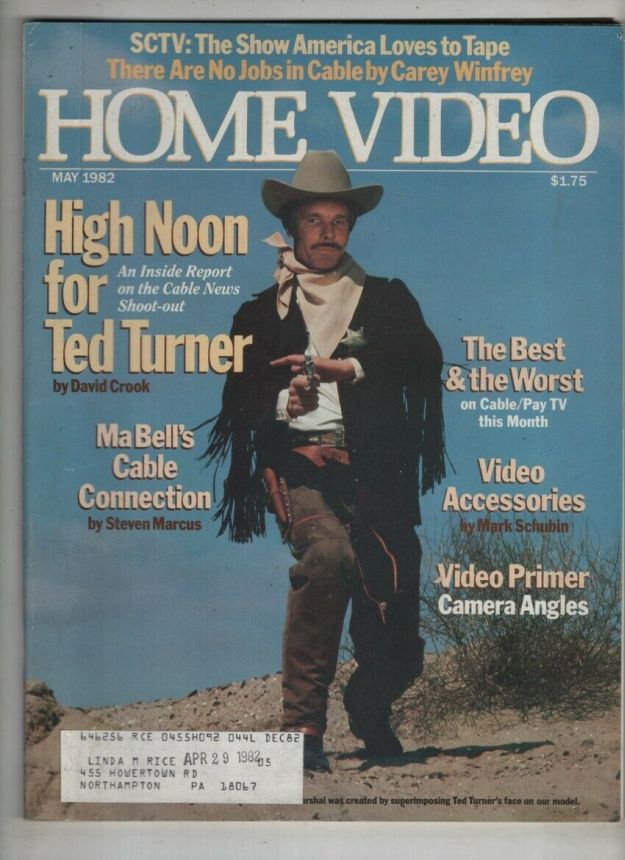 HOME VIDEO magazine side cover  May 1982