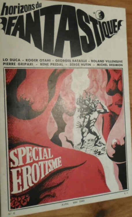 HORIZONS DU FANTASTIQUE magazine cover Issue 6 April/May 1969