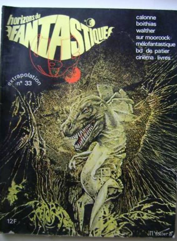 HORIZONS DU FANTASTIQUE magazine cover Issue 33  1975