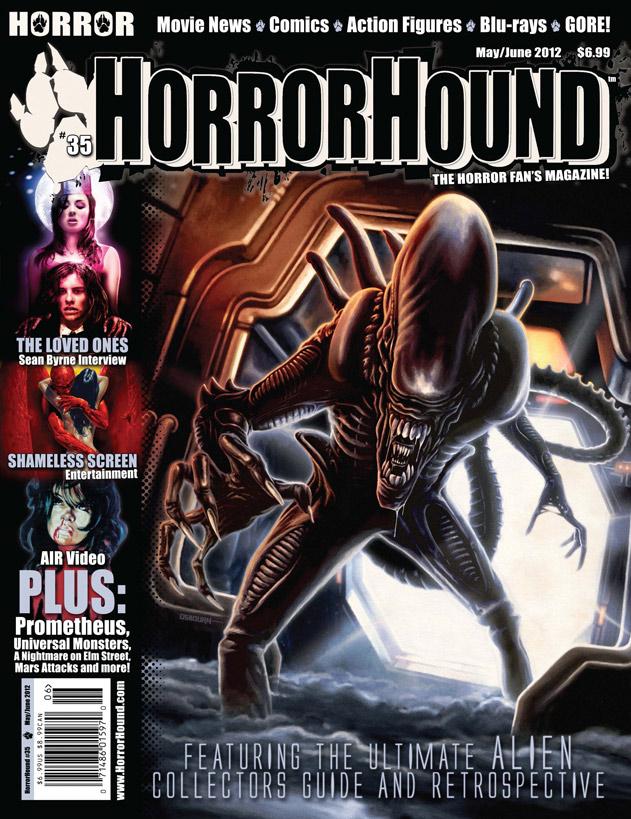 HORRORHOUND magazine cover Issue 35 May/June 2012